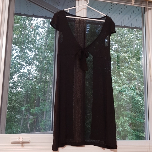 🤩Sheer Black Beach Bathing Suit Coverup - Picture 1 of 5